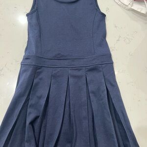 Justice Blue Fit and Flare Pleated Dress